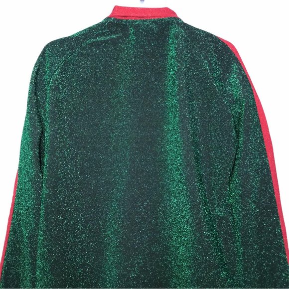 NWT 33 Degrees Metallic Jacket Blazer Mens L Christmas Holiday Party Glitter - Picture 6 of 7